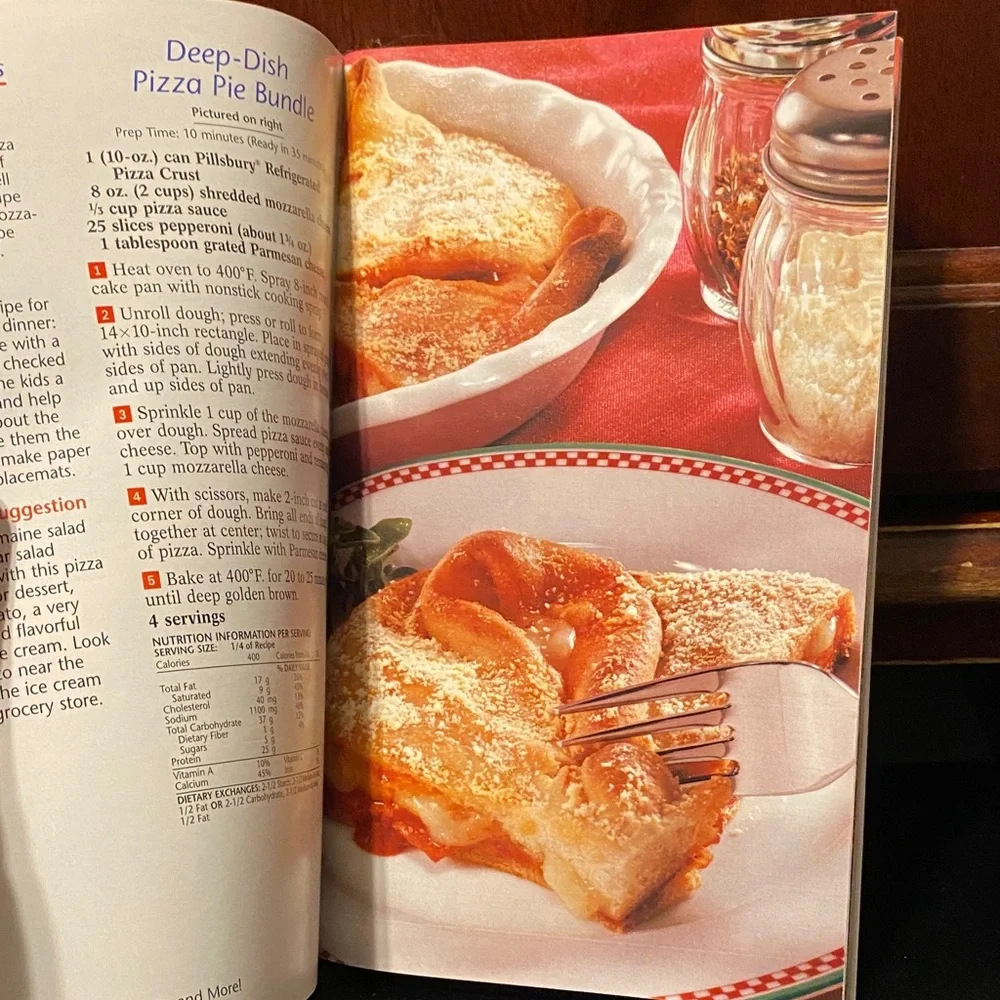 Pillsbury four piece cookbook magazine set
